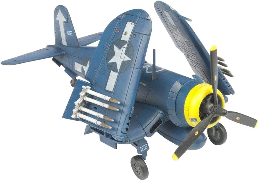 Amazon.com: AFV Club 1/144 Vought F4U Corsair Model Kit Folding