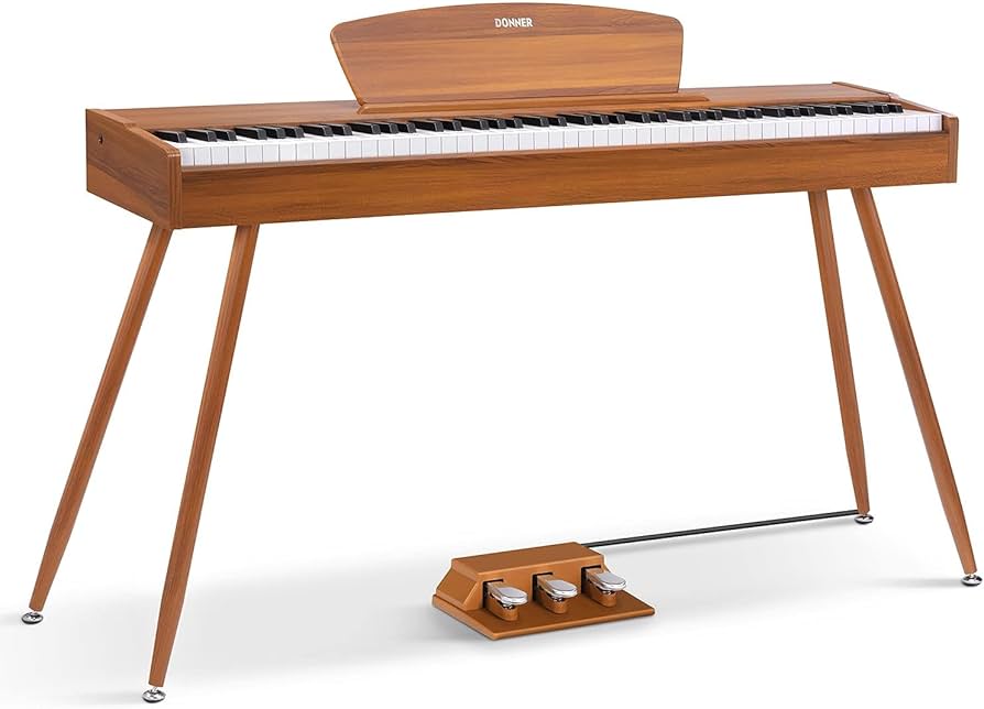 Amazon | Donner 電子ピアノ 88鍵 ハンマーアクッション鍵盤 3本ペダル