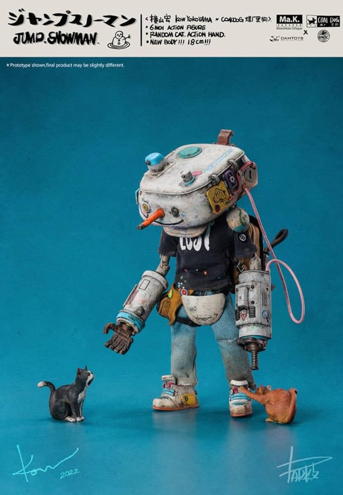 Amazon.co.jp: 横山宏 x CoalDog x DAMTOYS 1/12 ジャンプスノーマン