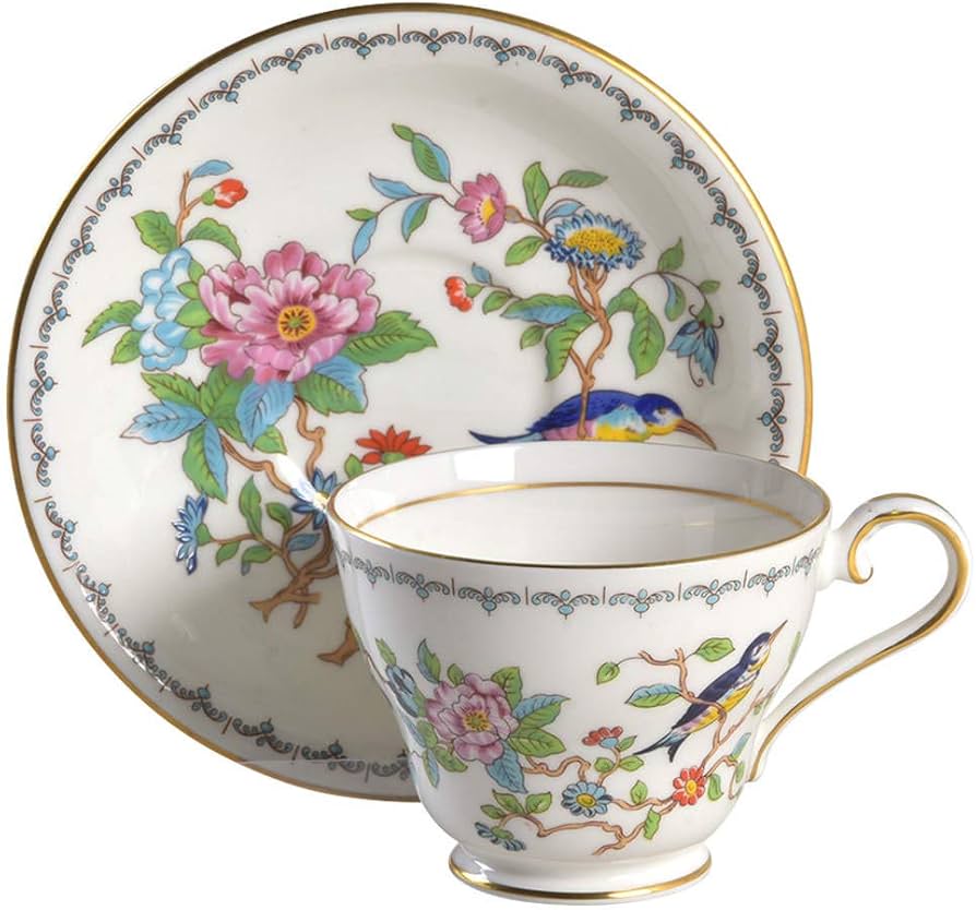 Amazon.com | Aynsley Pembroke Teacup(s) & Saucer(S): Drinkware