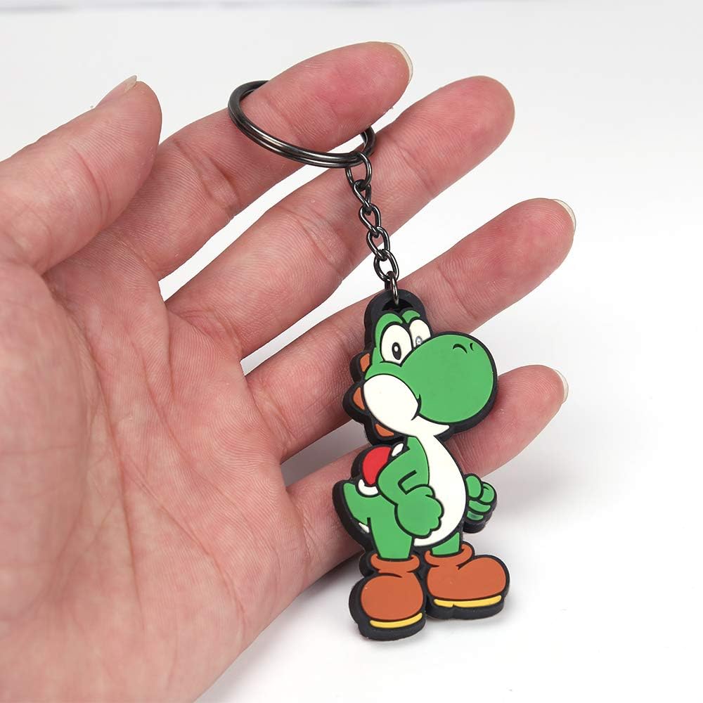 Amazon.co.jp: Yoshi キーホルダー ラバーキーチェーン スーパーマリオ