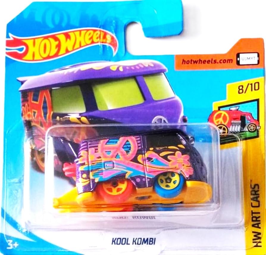 Amazon.com: Hot Wheels Kool Kombi, HW Art Cars 8/10 [Treasure Hunt
