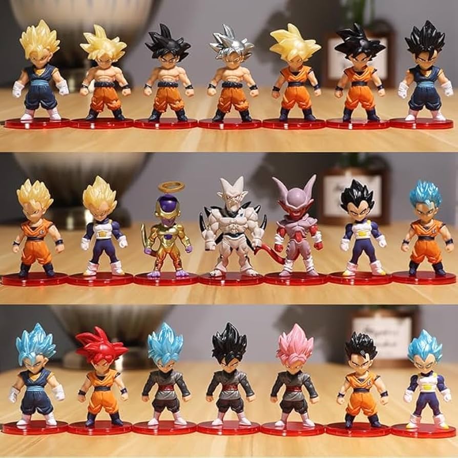 Amazon.co.jp: ドラゴンBALL フィギュア 21種類セット 孫悟空 ベジータ