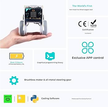 Amazon.com: ELECFREAKS Microbit XGO Rider Starter Kit Makecode