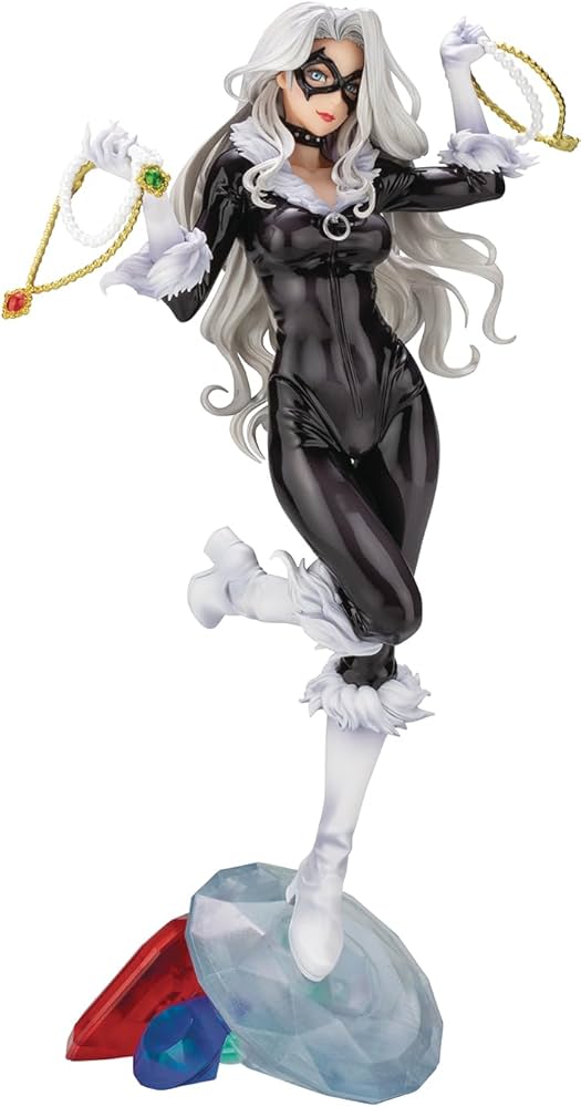 Amazon | Kotobukiya - Marvel Black Cat Steals Your Heart Bishoujo