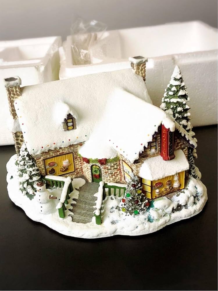 Amazon.co.jp: トーマスキンケード クリスマス ベーカリー ジオラマ