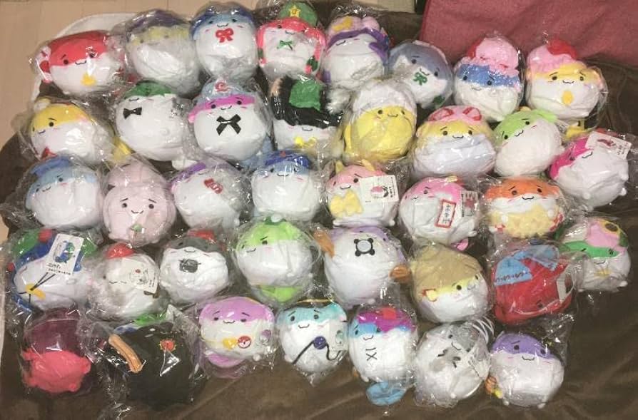 Amazon.co.jp: ぬこでっぽう すくすくぬいぐるみ 38個セット+ : おもちゃ