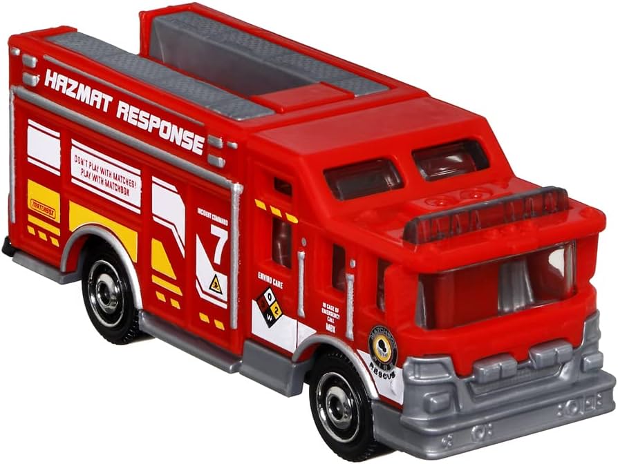 Amazon.com: Matchbox Hitch & Haul Die-cast Vehicle Playset - Fire