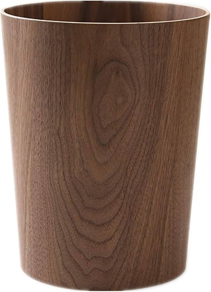 Amazon.com: 2.3 Gallons Wood Trash Can Wastebasket for Home or