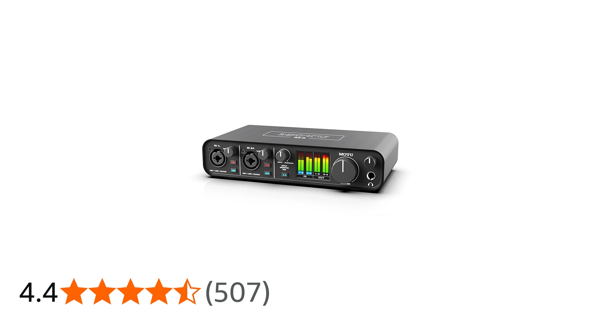 Amazon.co.jp: MOTU M4 4in 4out USBオーディオインターフェース 国内