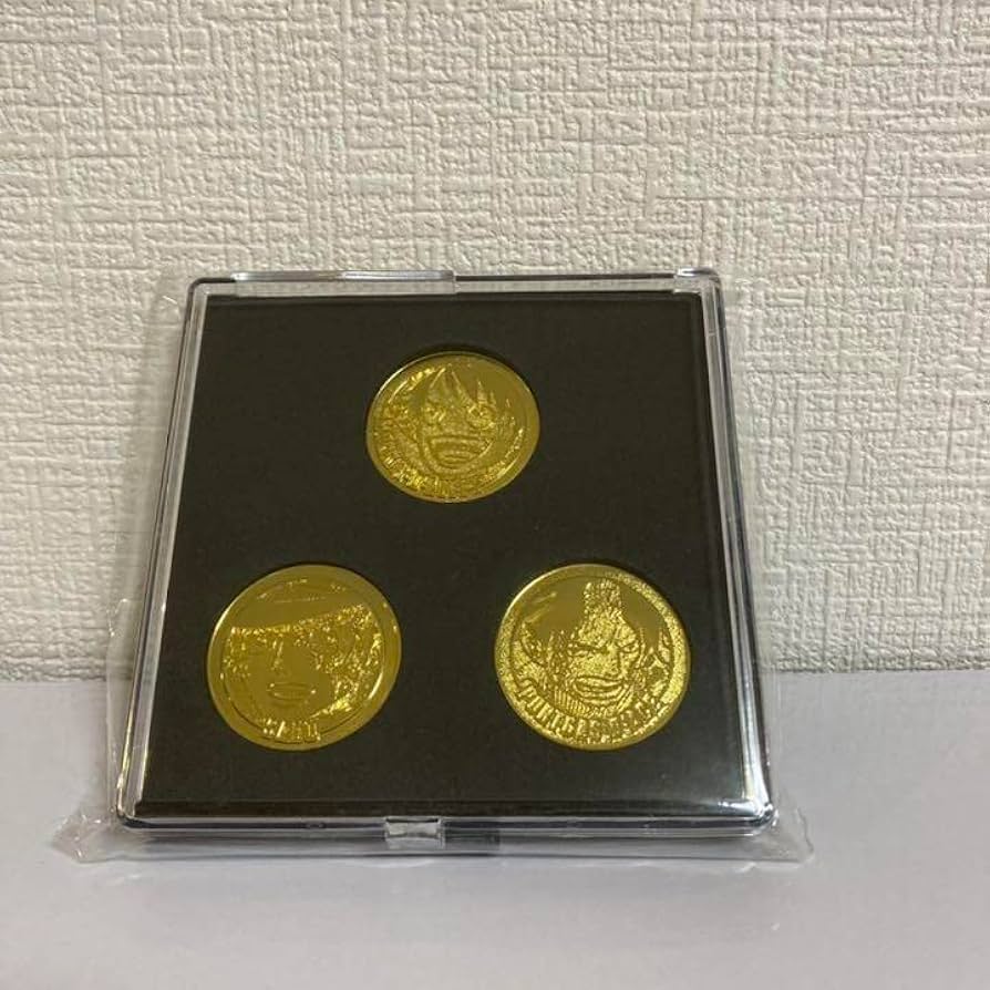 Amazon.co.jp: One Piece 20th Anniversary 3 Brothers Coin Set JUMP