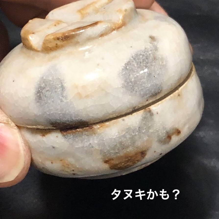 Amazon.co.jp: 美しい古美術品蔵から可愛らしい狸タヌキと思われる香壺