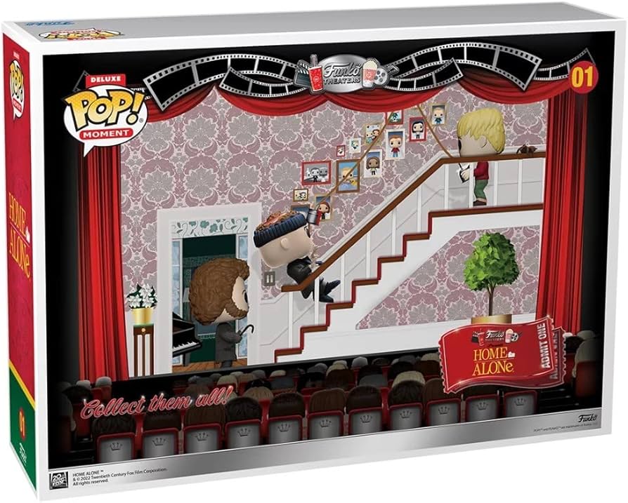 Amazon.com: Funko Pop Moment Deluxe #01 - Home Alone - Home Alone