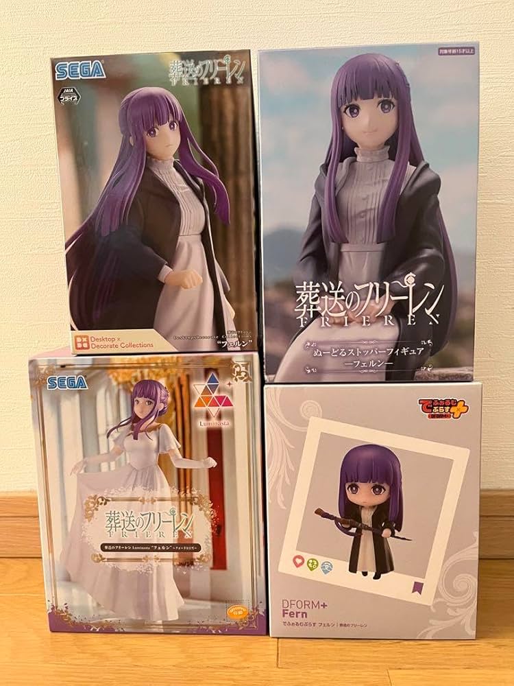 Amazon.co.jp: 6 18 葬送のフリーレン フェルン フィギュア 4点セット