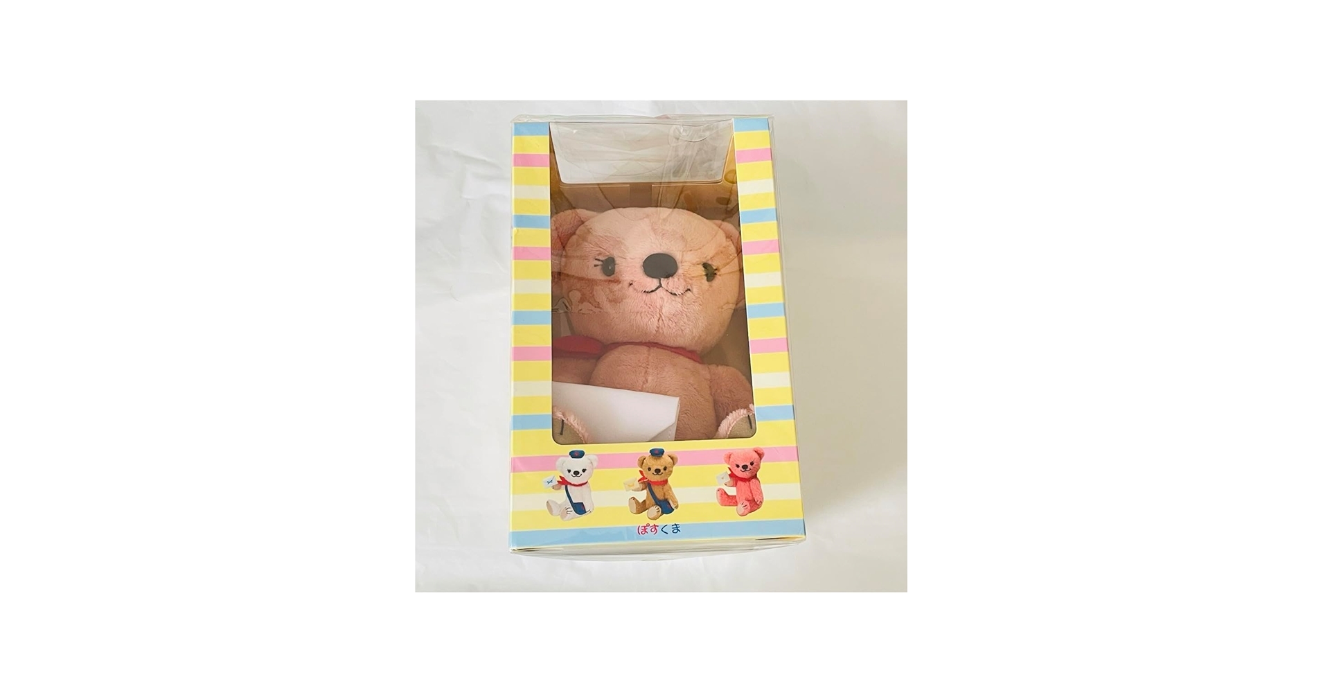 Amazon.co.jp: 郵便局キャラクター ぽすくま ぬいぐるみ L ピンク
