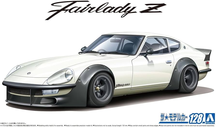 Amazon.com: Aoshima Nissan S30 Fairlady Z Aero Custom (Ver. 2) '75