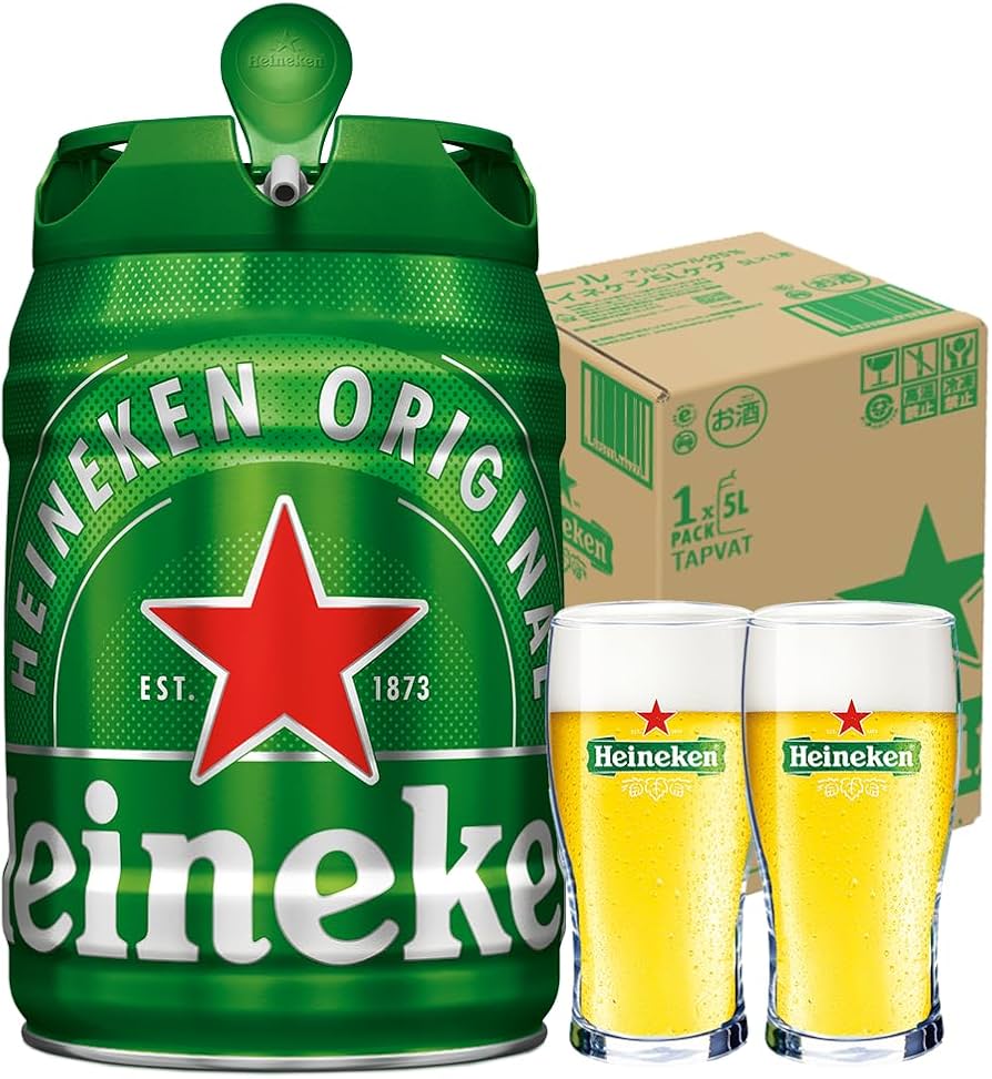 Amazon.co.jp: 【EC限定】ハイネケン ラガービール 5Lケグ オリジナル