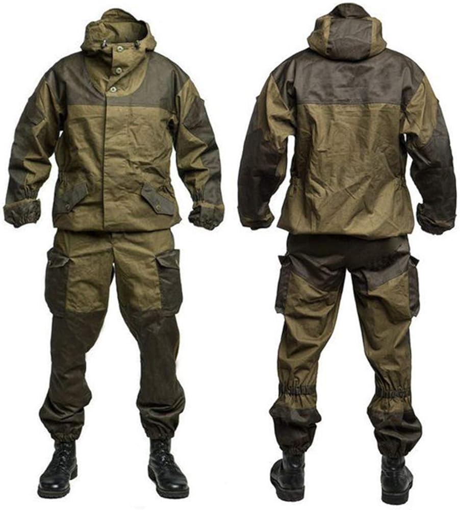 Amazon.co.jp: ロシア軍実物 山岳部隊 ゴルカ上下セット 迷彩服 戦闘服