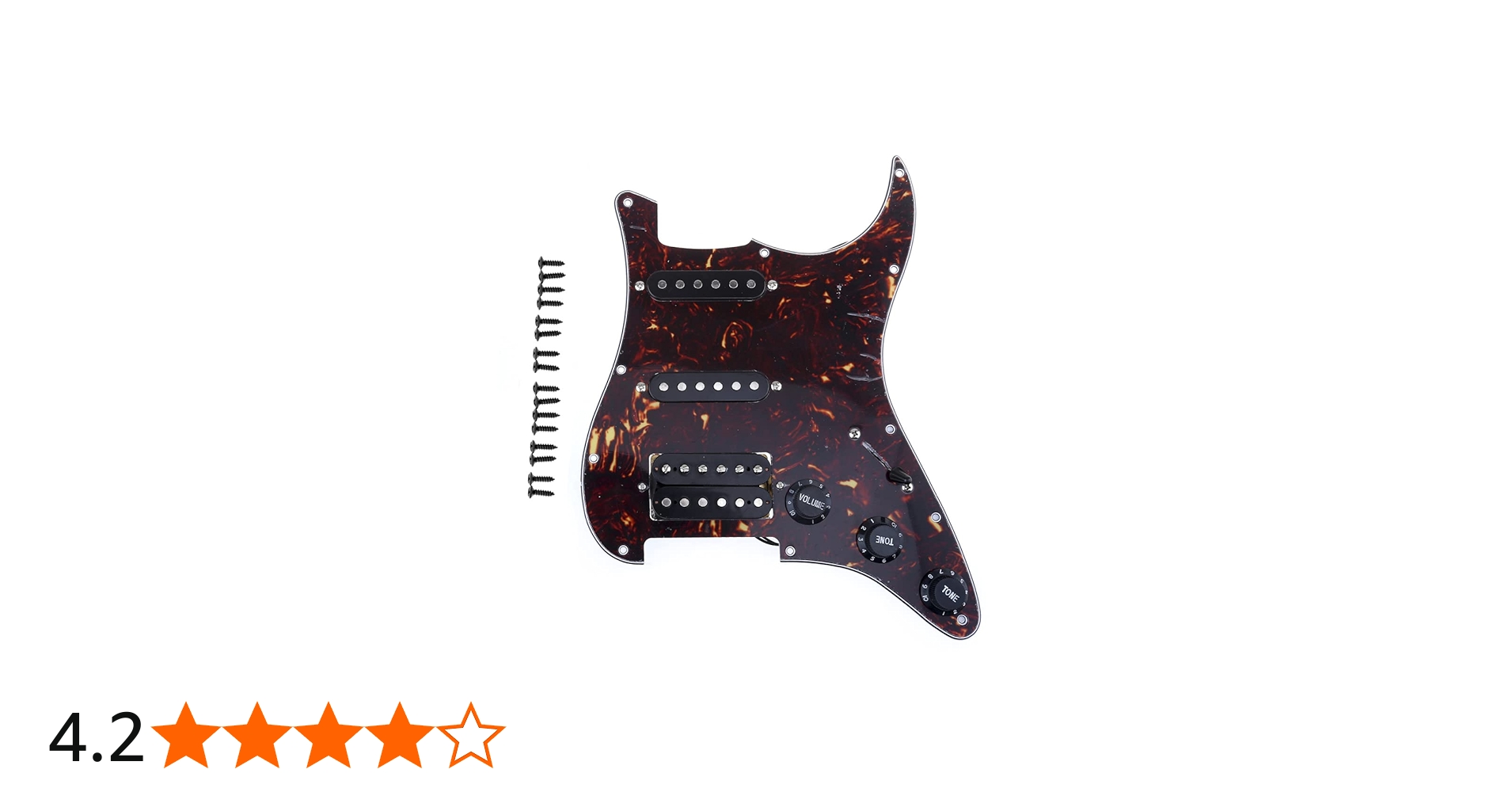 Amazon | Musiclily 11穴 HSSストラト配線済みピックガード搭載