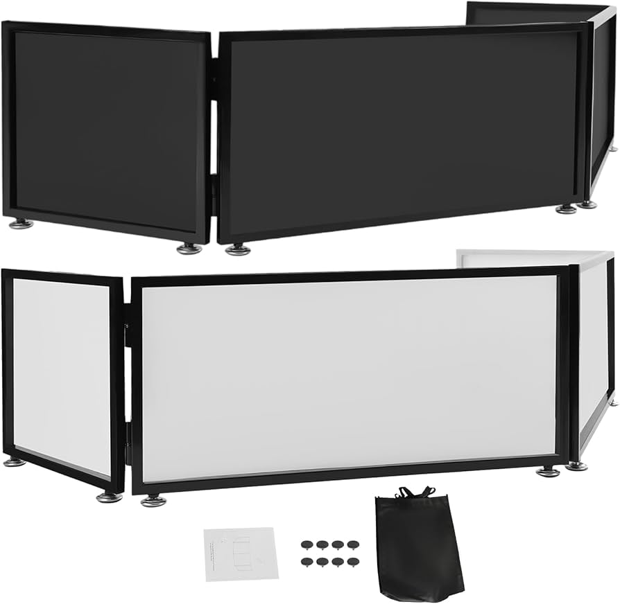 Amazon.co.jp: DJブース DJファサードテーブルステーション、67x20x15