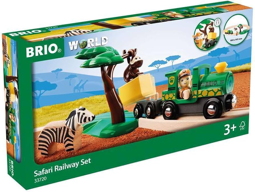 Amazon.com: BRIO World - 33720 Safari Railway Set - Imaginitive