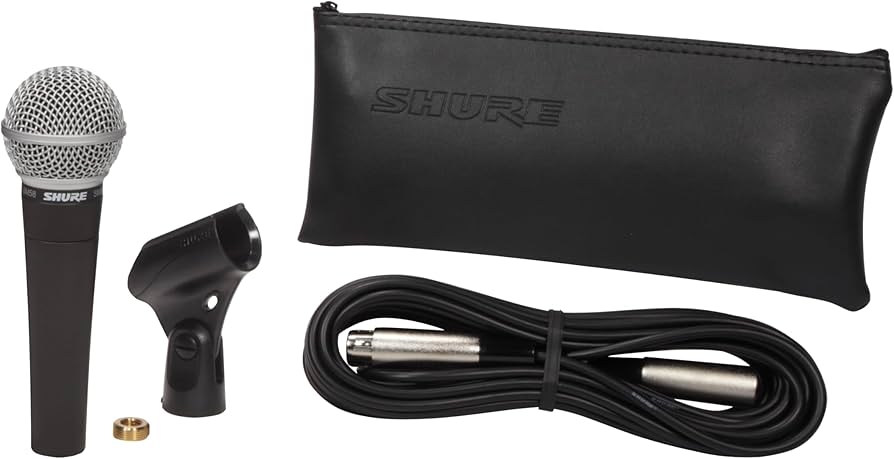 Amazon.co.jp: SHURE ダイナミックマイク SM58-LCE + マイクケーブル