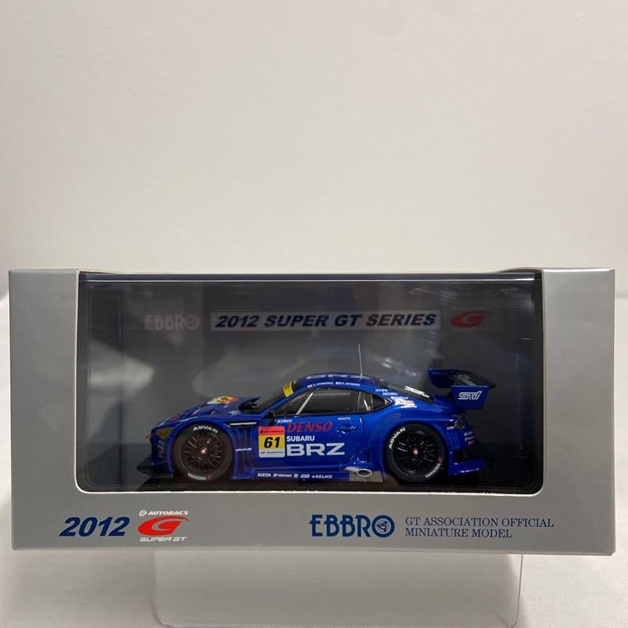Amazon | EBBRO 1/43 SUBARU BRZ R&D SPORT SUPER GT300#61 2012年