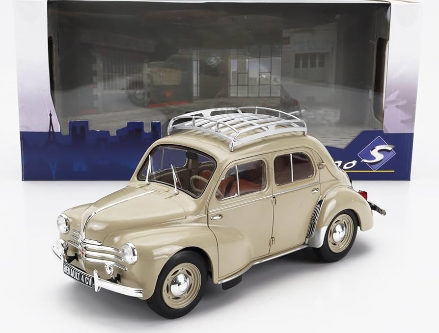 Amazon | ソリド 1/18 ルノー 4CV 1956 ベージュ SOLIDO RENAULT 4CV