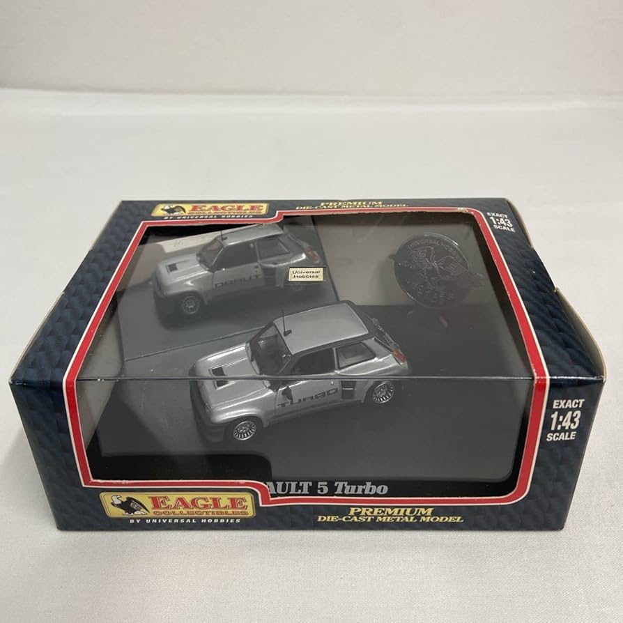 Amazon | 京商 × EAGLE Collectibles 1/43 Renault 5 Turbo silver