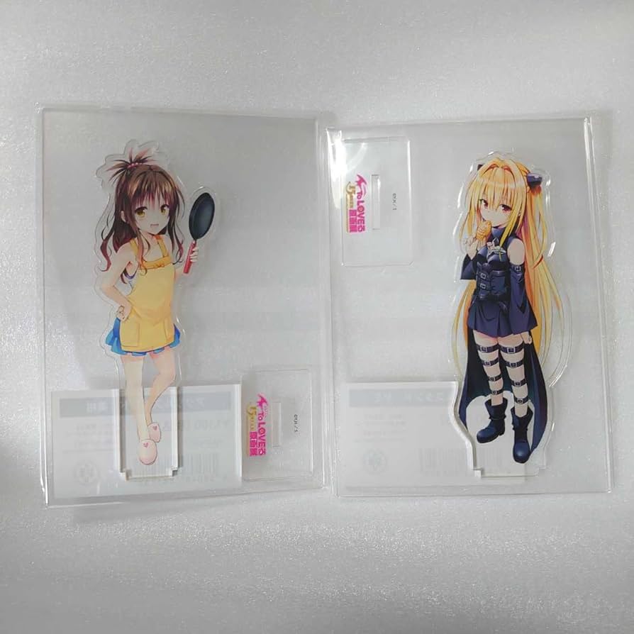 Amazon.co.jp: ToLOVEる 原画展 アクリルスタンド セット 金色の闇