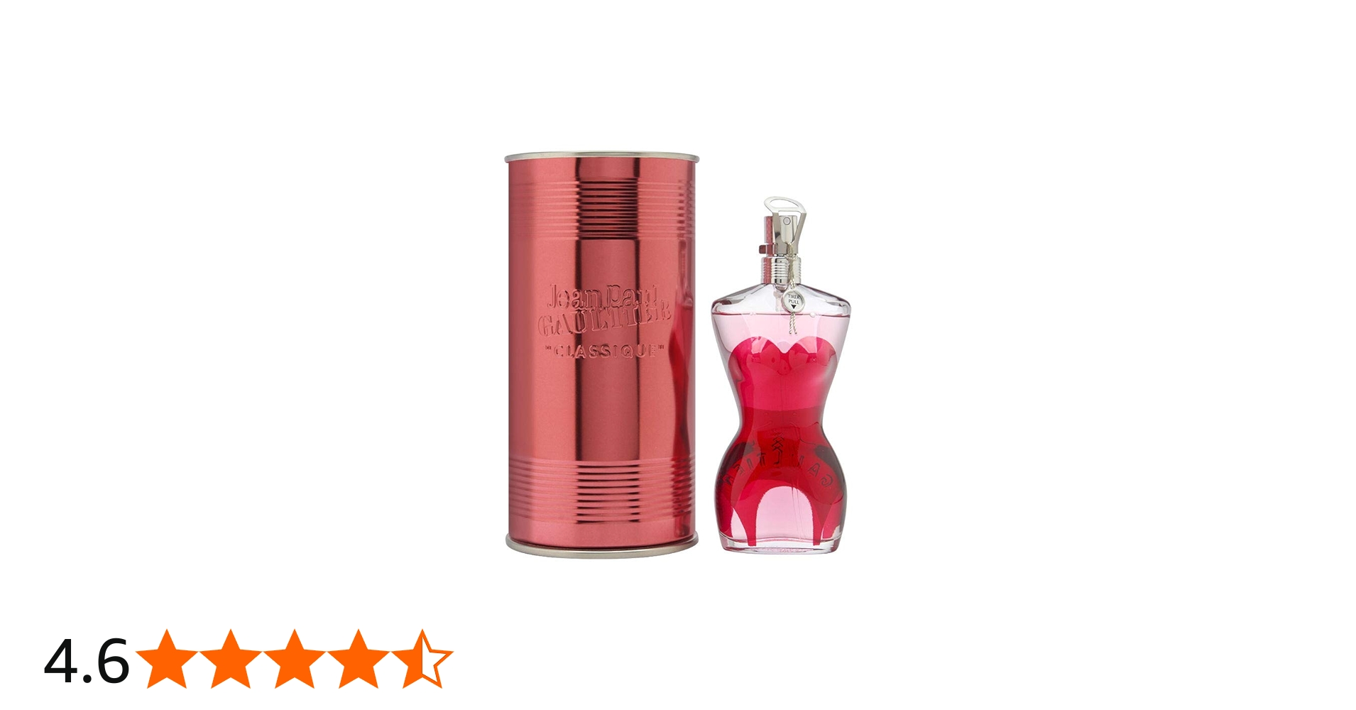 Jean Paul Gaultier Classique Eau De Parfum Spray for Women, 3.3