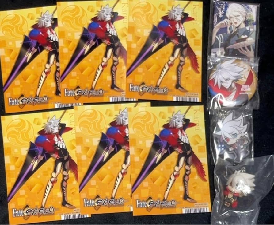 Amazon.co.jp: Fate fgo カルナ フィギュア キーホルダー 缶バッジ