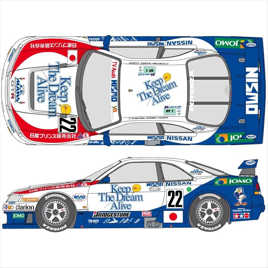 Amazon | SHUNKO MODELS 1/24 ワークスチームGT-R LM 1995#22 デカール