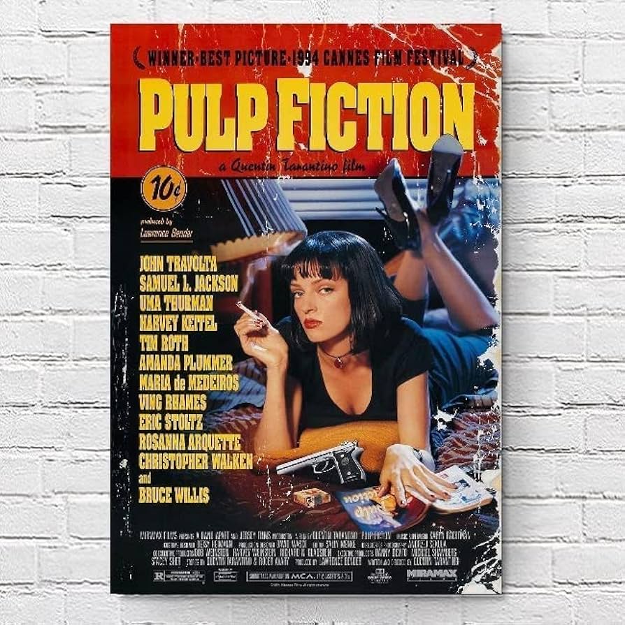 Amazon.co.jp: 映画ポスター パルプフィクション Pulp Fiction