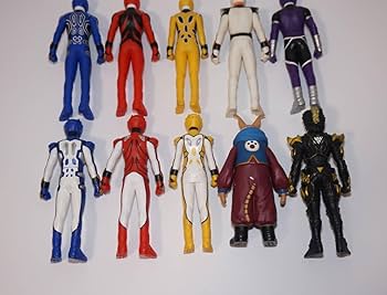 Amazon.co.jp: 獣拳戦隊ゲキレンジャー ソフビフィギュア 10体セット