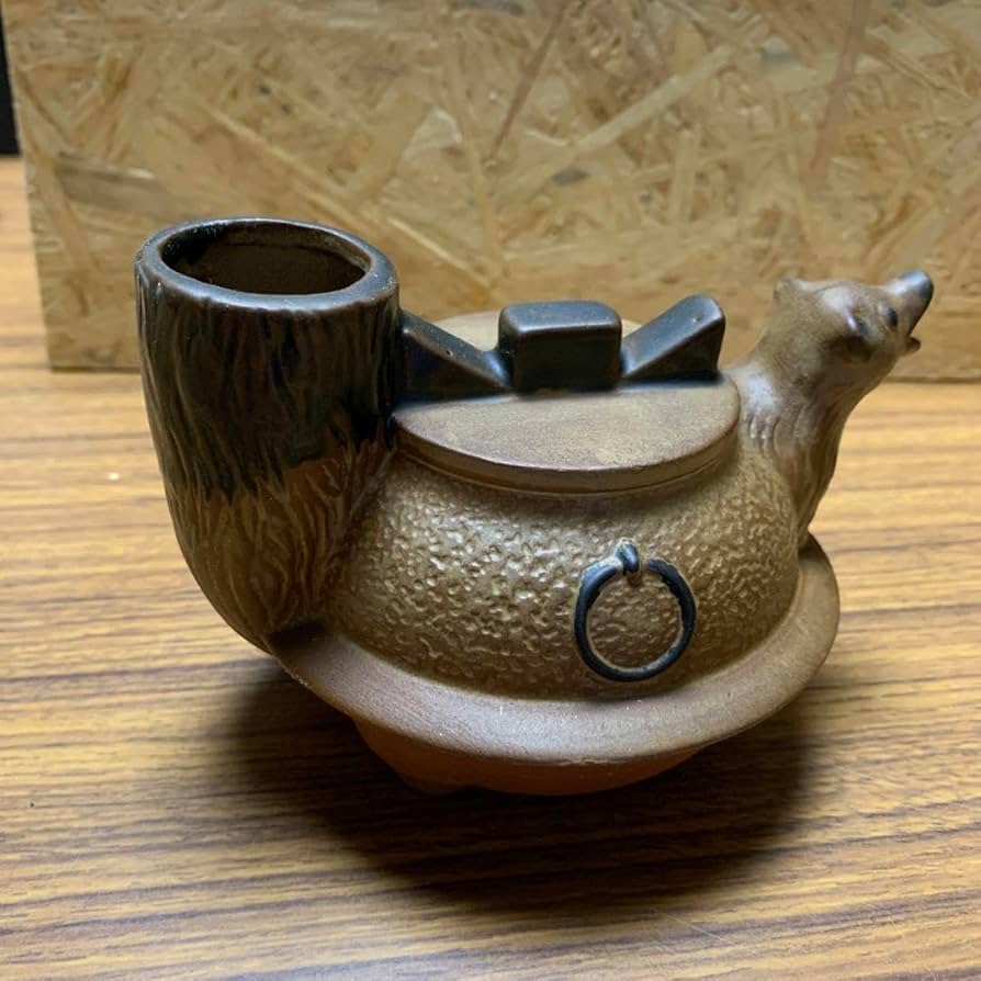 Amazon.co.jp: ぶんぶく茶釜 分福 酒器 食器 陶器 : ホーム＆キッチン