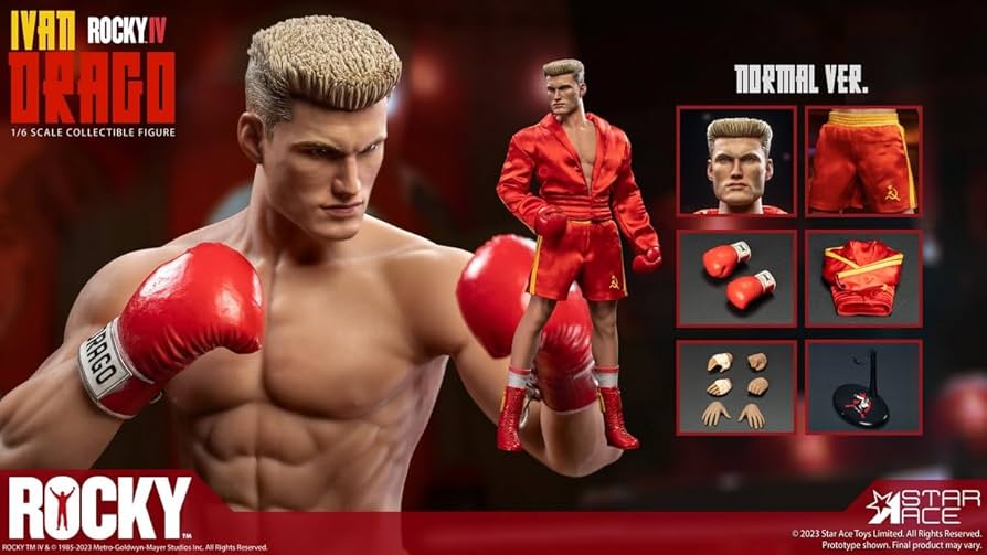 Amazon | [AC]Star Ace Toys 1/6 Rocky4 IVAN DRAGO ボクシング