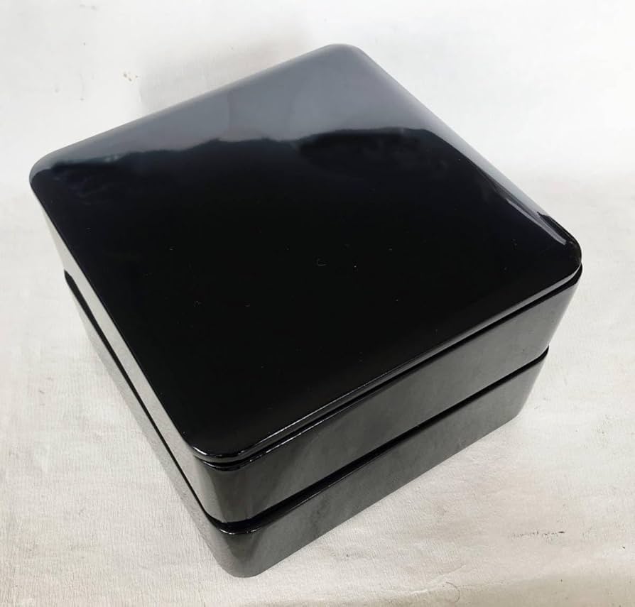 Amazon.co.jp: 重箱 おせち 2段重 木製漆塗 黒 7.5寸 内朱 22cm 漆器