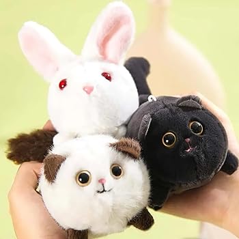 Amazon.co.jp: しっぽを振るキティのぬいぐるみキーホルダー, かわいい