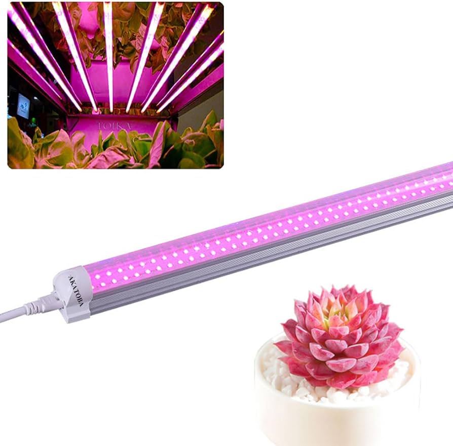 Amazon.co.jp: 【6本入り】LED植物育成ライト 120cm T8 LED蛍光灯 器具