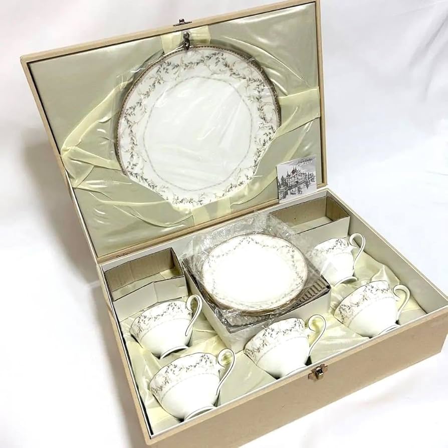 Amazon.co.jp: Noritake シエラモレナ カップ&ソーサー5客 大皿1枚