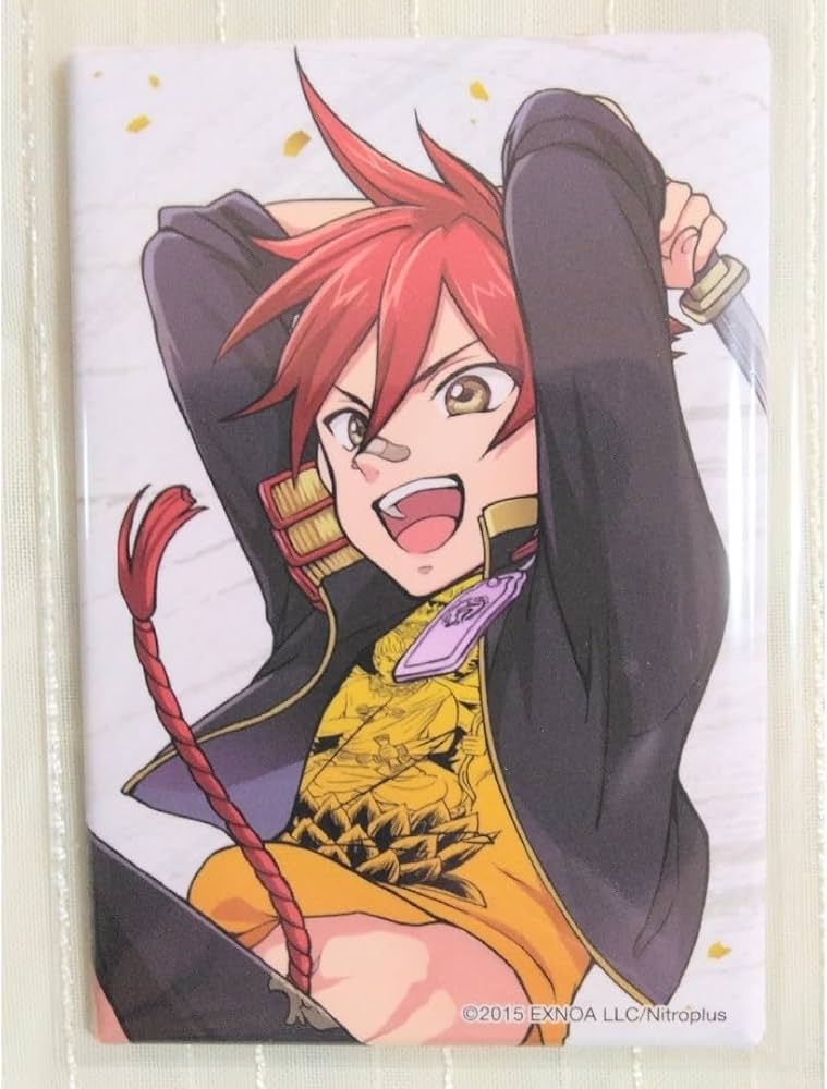 Amazon.co.jp: 刀剣乱舞 スクエア缶バッジ 愛染国俊 5周年祝画 : おもちゃ