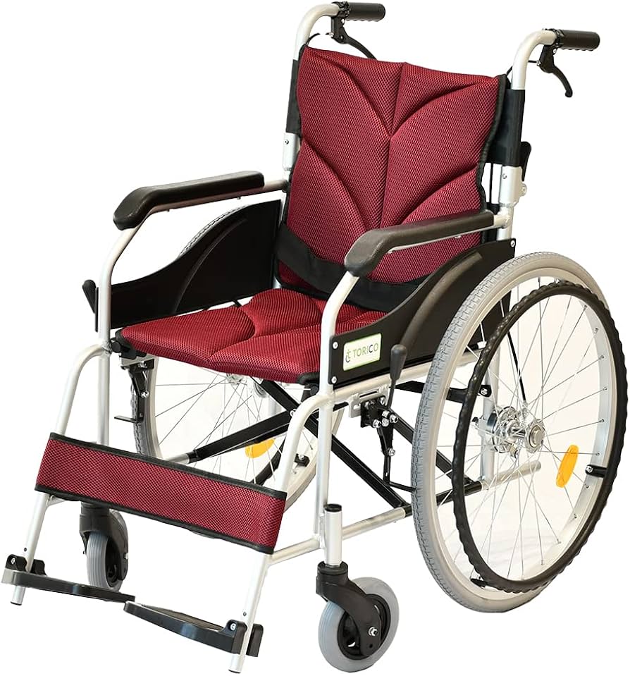 Amazon | TORICO アルミ製ドラムブレーキ車椅子 「よかセレクト 自走式
