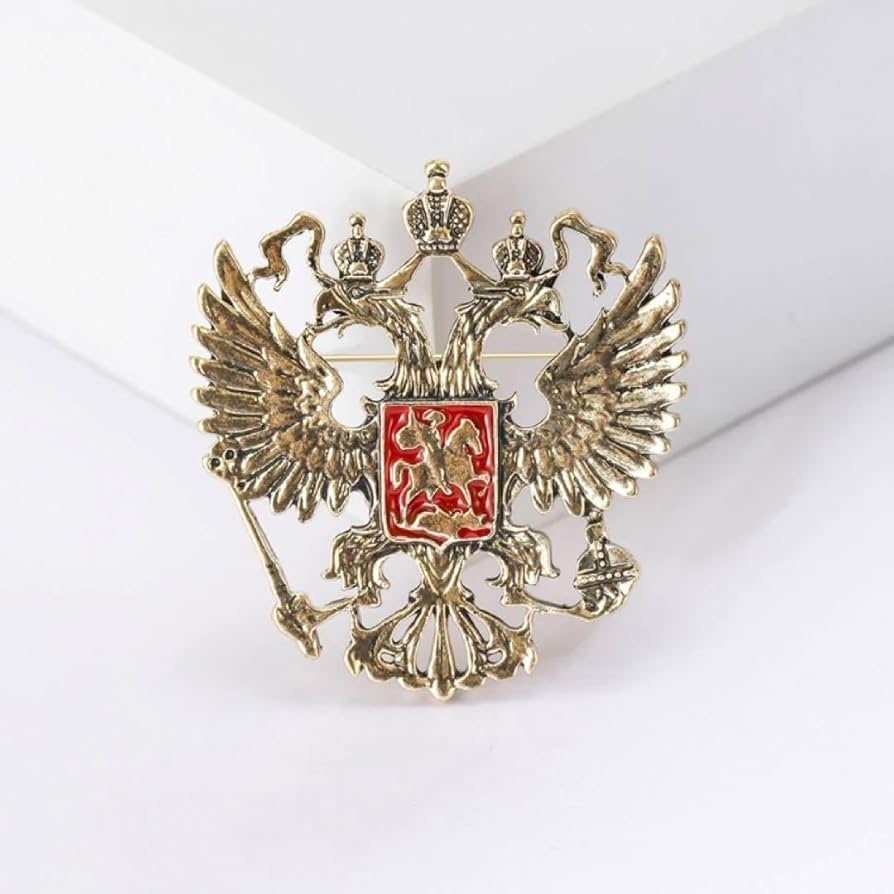 Amazon.co.jp: ロシア帝国 国鳥 バッチ ピンバッチ ブローチ 鉄十字
