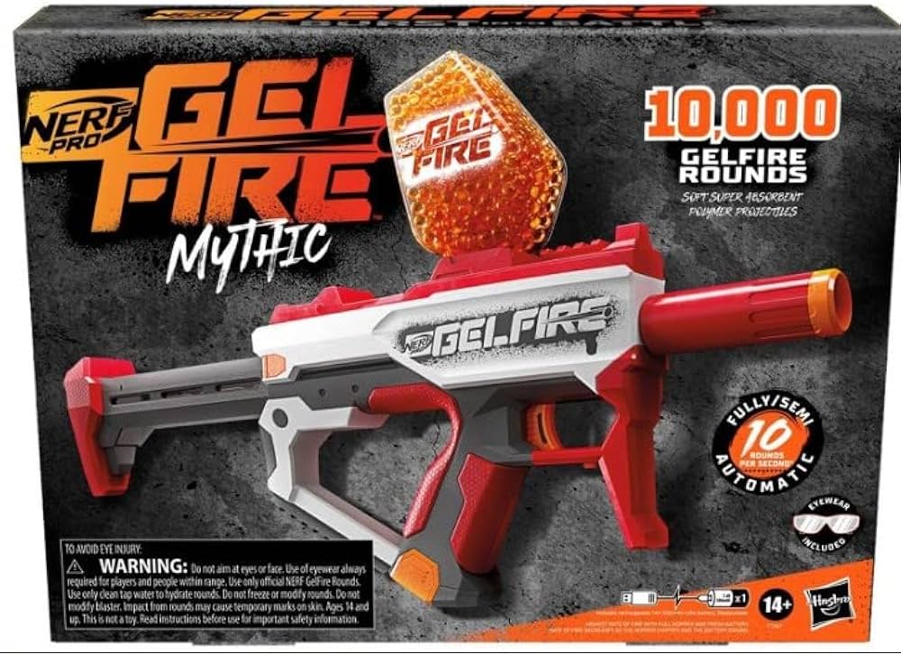 Amazon.co.jp: NERF Pro Gelfire Mythic Blaster ナーフプロ ゲル