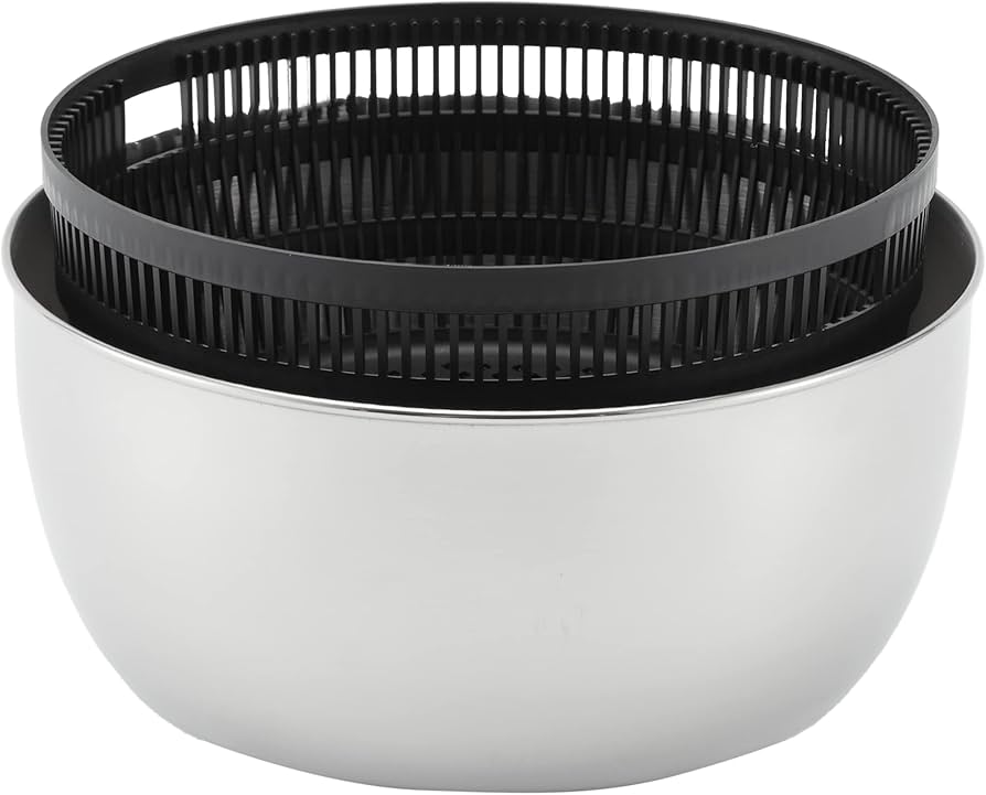 Amazon.com: WMF Salad Spinner, Stainless Steel, Silver, 25.4 x