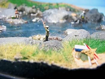 Amazon.co.jp: AY工房「初夏の渓流釣り」Nゲージジオラマ