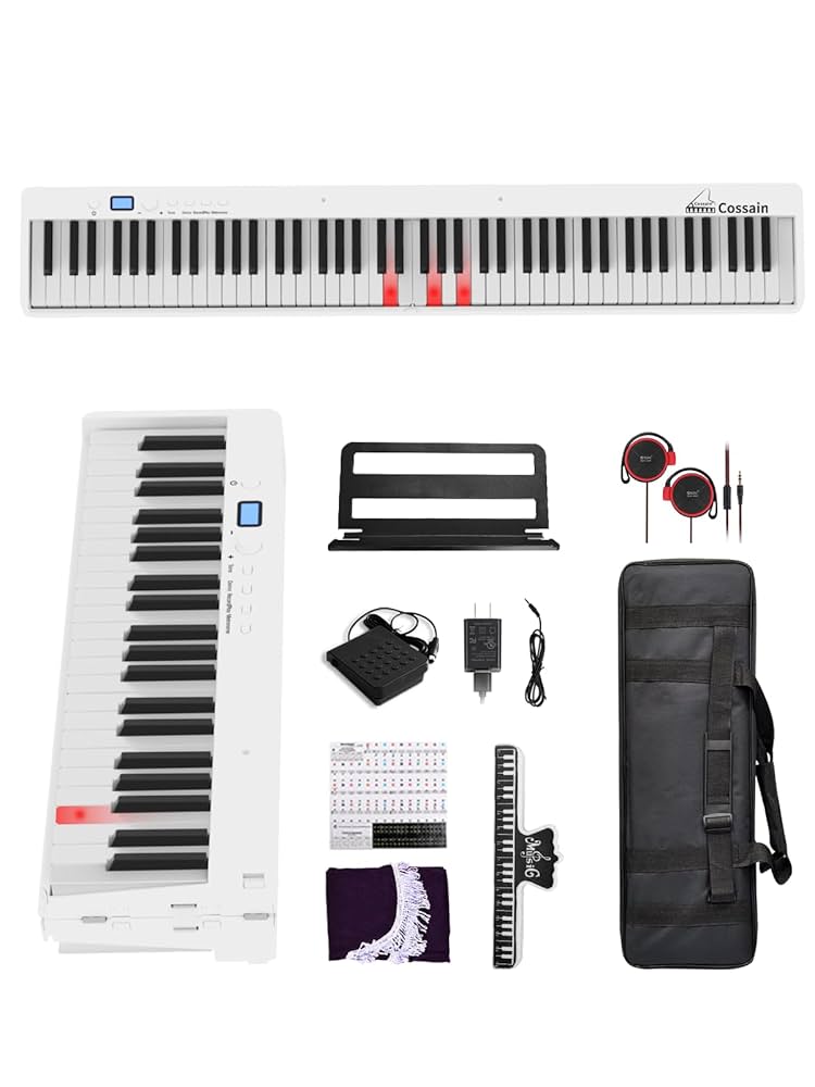 TORTE PH-88K おりたたみ電子ピアノ 88鍵盤 電子ピアノ 折りたたみ 88
