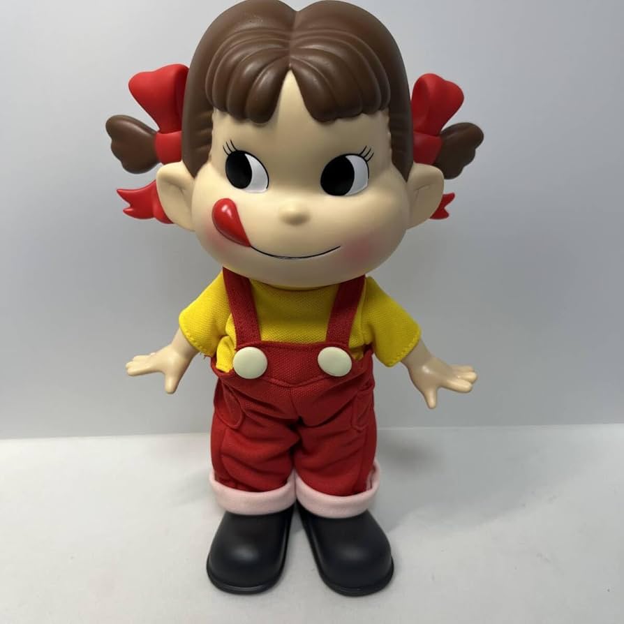 Amazon | 人形 レア ペコちゃん人形 不二家プレゼント 箱入 サイズ約
