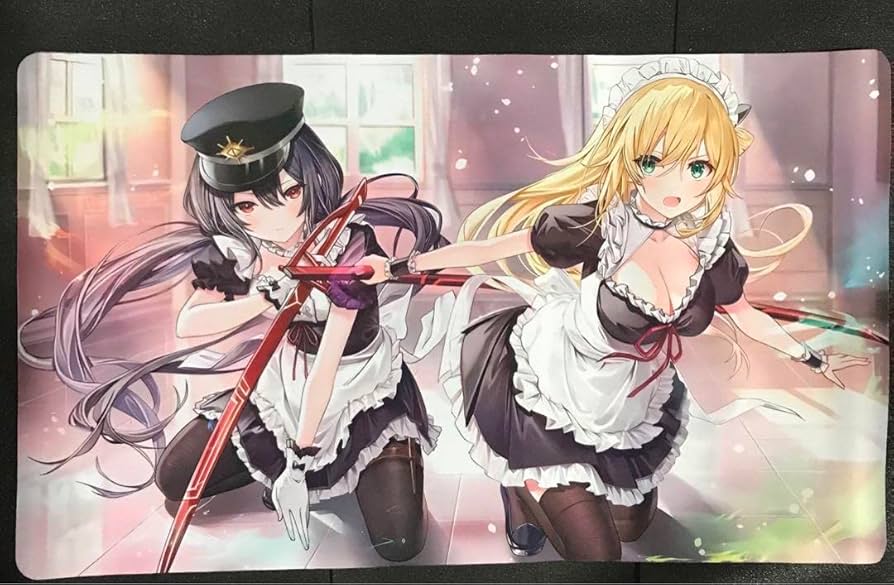 Amazon | 遊 戯 王 閃刀姫レイ 閃刀姫ロゼ プレイマット ミッドナイト